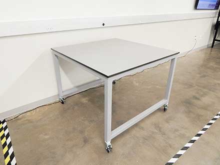 Grey 4'x4' table