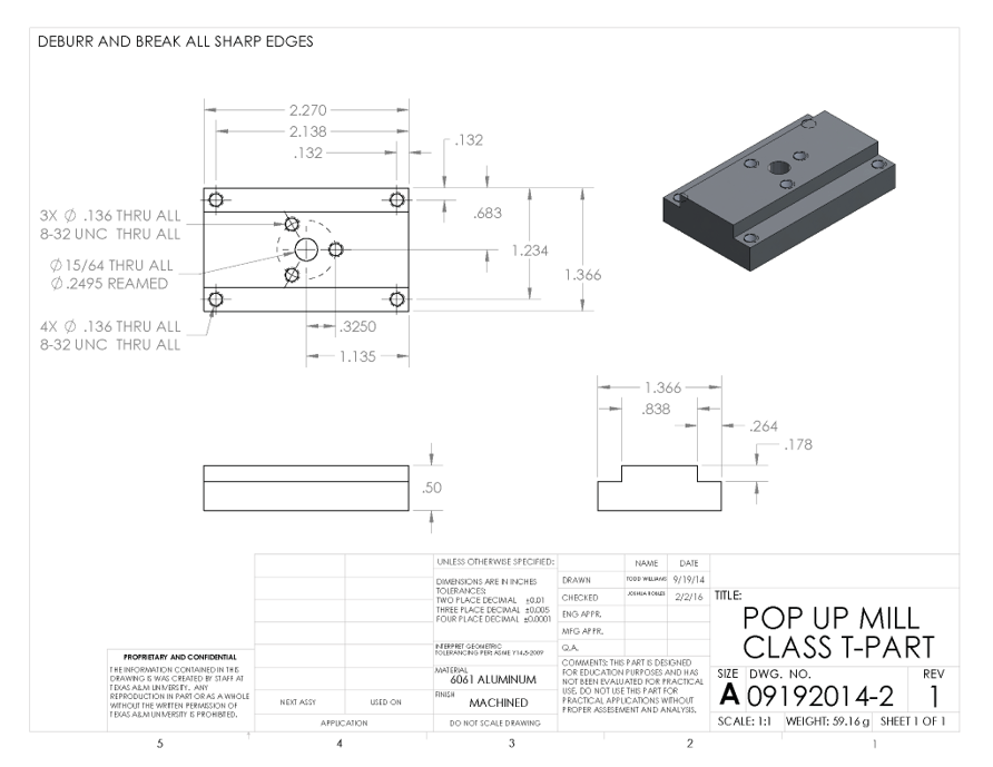 Sample CAD Drawing Template