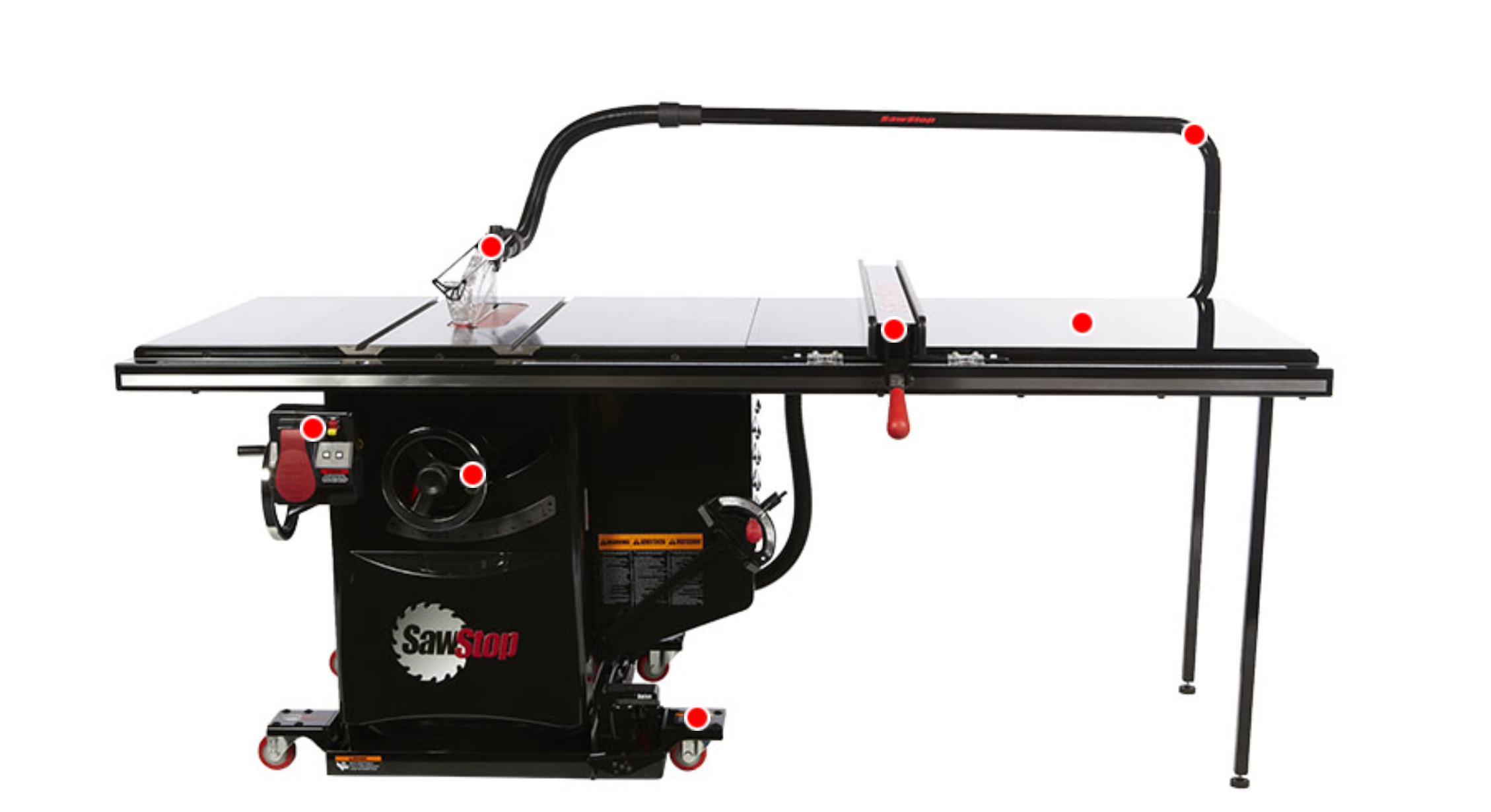 SawStop Industrial Cabinet table saw